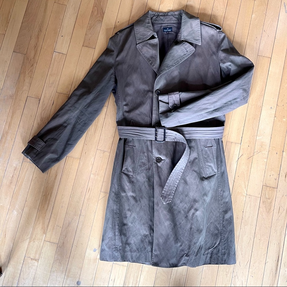 beautiful Paul Smith trench coat.  very very good condition.